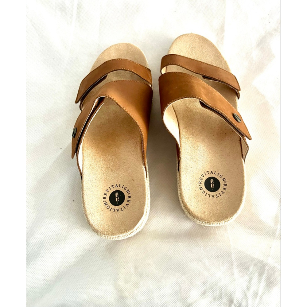 NWOT Revitalign Breakwater Women's Adjustable Platform Sandal Size 10B - Picture 2 of 9
